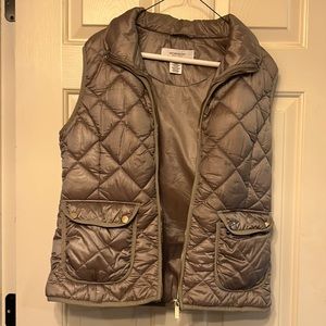 Workshop republic clothing, padded vest, M, excellent condition; color taupe